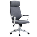 Grey Ergonomic High Back Office Chair with Headrest and Lumbar Support