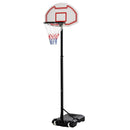 Adjustable Height Outdoor Basketball Stand - Blue Garden Hoop with Wheels