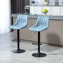 Blue Retro Tub Bar Stools Set of 2
