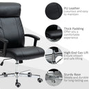 Black High-Back Massage Office Chair with Tilt & Remote Control