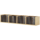 Wall Mount Media Storage Rack - Natural Wood Colour
