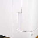 White 12L/Day Dehumidifier with Continuous Drainage, 2.5L Tank, Timer & Humidity Display
