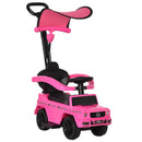 Pink Toddler Ride-On Push Car Walker Stroller
