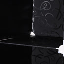 Modular 15-Cube Bedroom Wardrobe with Hanging Rail, White and Black