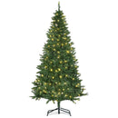 6FT Green Christmas Tree with Warm White LED Lights