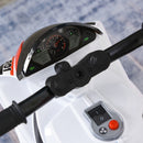 Red/White Toddler 3-Wheel Plastic Motorcycle Push Walker