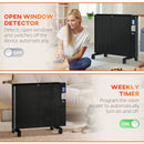 Black Convector Heater with Timer & Remote Control