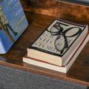 Black 4-Drawer Storage Chest with Shelves - Home Cabinet for Living Room, Bedroom, Entryway