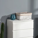 White 5-Drawer Storage Cabinet for Bedroom and Living Room