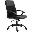 Black Mesh Office Chair with Swivel Wheels, Adjustable Height & Tilt