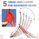 Adjustable Steel Frame Rebounder Goal - Red/White