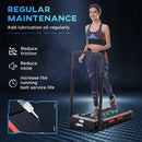 Black Steel Folding Motorized Treadmill with LCD Monitor