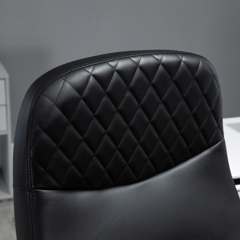 Black Massage Office Chair with Vibration and Lumbar Support