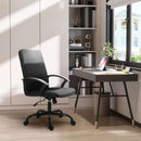 Black Mesh Office Chair with Swivel Wheels, Adjustable Height & Tilt