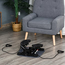 Compact Black Mini Stepper Exercise Machine - 45x42x21 cm