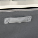 White Wooden 3 Tier Bookcase with Doors - Home Office Display Cabinet