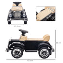 Blue Mercedes-Benz 300S Ride-On Sliding Car for Toddlers 18-48 Months