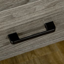 Grey Fabric Drawer Storage Cabinet for Home and Office