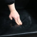 Black Wingback Tufted Armchair with Nail Head Trim