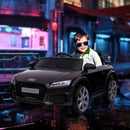 Black Audi TT Kids Ride-On Car with Remote Control and MP3 Player