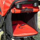 3-Wheel Pet Buggy Red/Black