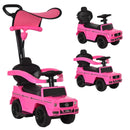Pink Toddler Ride-On Push Car Walker Stroller