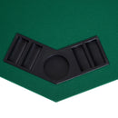 Portable 1.2m 8-Player Poker Table Top - Green