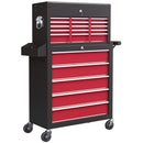 Red 19-Drawer Rolling Tool Chest