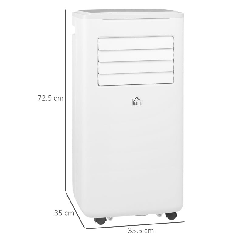 Portable 4-in-1 Air Conditioner, 9,000 BTU, WiFi Smart Home Compatible, Remote Control, White