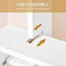 White Interlocking Cube Wall Shelves for Home Decor