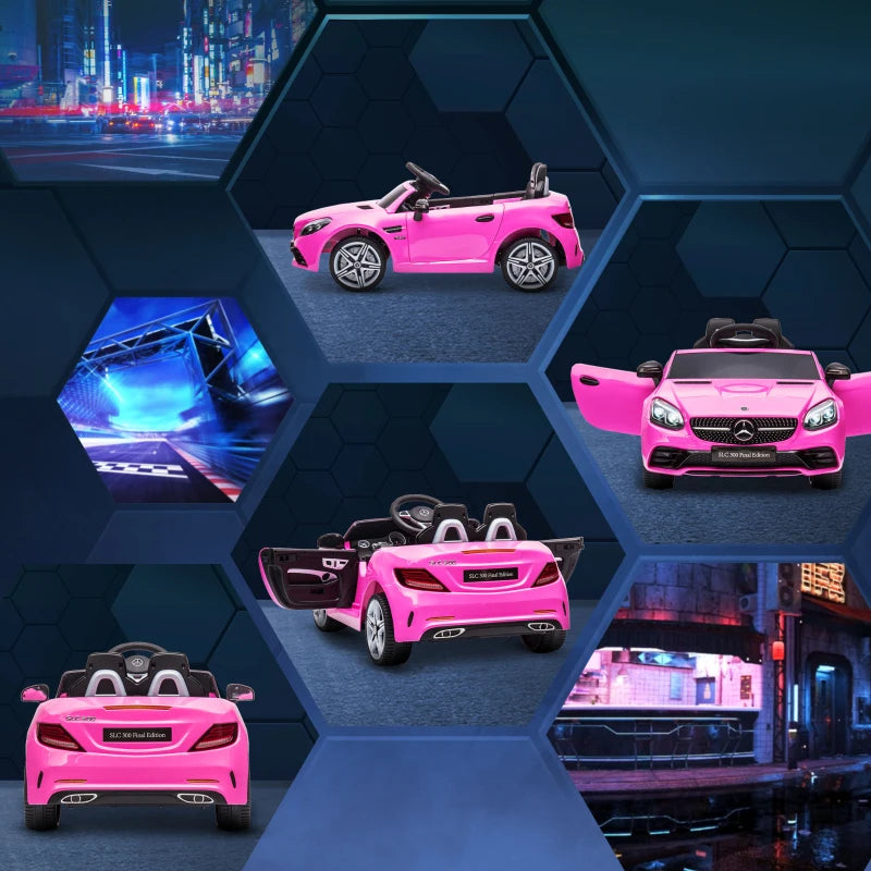 Kids Pink Licensed Electric Ride On Car with Remote Control