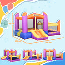 Kids 3-in-1 Inflatable Bouncy Castle with Slide, Trampoline, and Water Pool - Multi-color, 2.8 x 2.5 x 1.7m