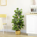 Artificial Bay Leaf Laurel Plant in Green Pot - Indoor/Outdoor Decor, 16x16x120cm