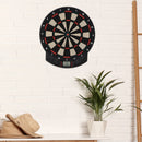 Electronic Dartboard Set with 26 Games in Black - 6 Darts Included