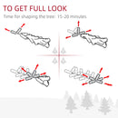 5FT Green Artificial Christmas Tree with Metal Stand