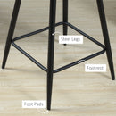 Blue Velvet Counter Height Bar Stools Set of 2