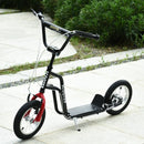 Black Kids Stunt Scooter with Adjustable Handlebar and 2 Brakes
