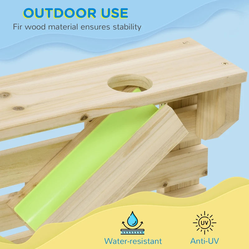 Blue Kids Outdoor Water and Sand Playset with 18 Accessories