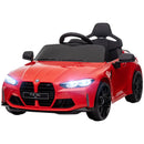 Red 12V BMW M4 Licensed Kids Car with Remote Control & Music