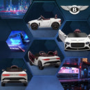 White Licensed 12V Kids Electric Car with Remote Control