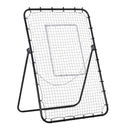 Black Foldable Football Rebounder Net - Adjustable Angles