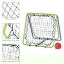 Blue Soccer Rebounder Net for Kids - Adjustable Angle Goal Training Set