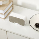 White Shoe Storage Cabinet with 2 Flip Drawers - Organiser for 12 Pairs