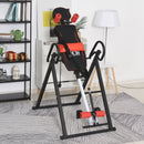 Red Inversion Table with Safety Belt for Muscle Pain Relief