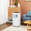 Portable 4-in-1 Air Conditioner, 9,000 BTU, WiFi Smart Home Compatible, Remote Control, White