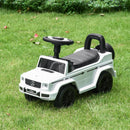 White Toddler Ride-On Slider Car 12-36 Months