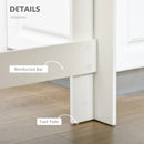 Grey 4-Tier Storage Shelf Bar Table