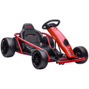 Red Electric Drift Go Kart for Kids, 2 Speeds, Ages 8-12