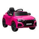6V Pink Audi RS Q8 Kids Electric Ride-On Car with Remote Control