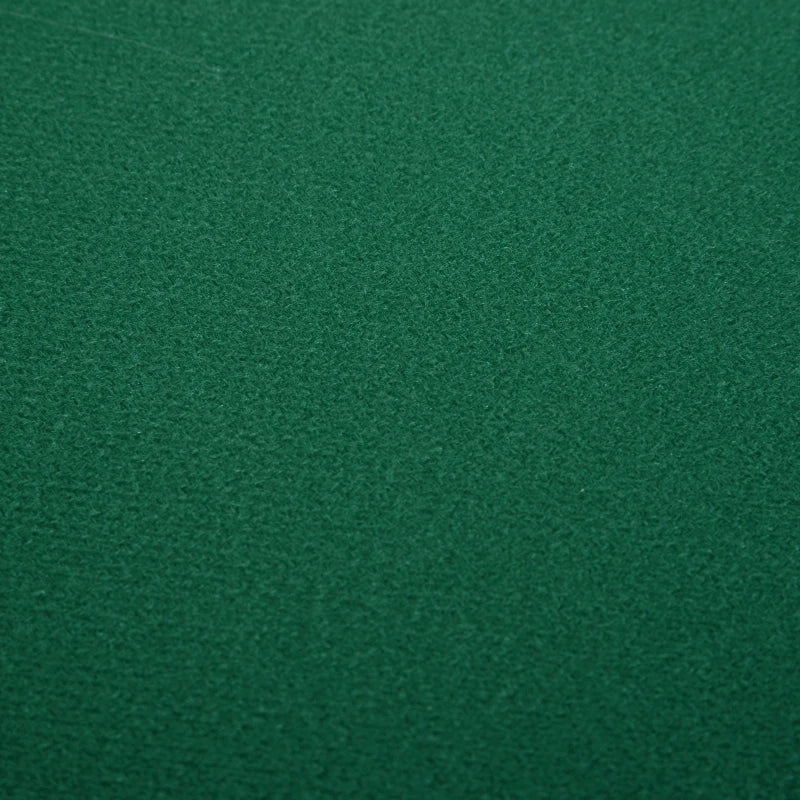 Green Octagon Poker Table with Cup Holders - 8 Player